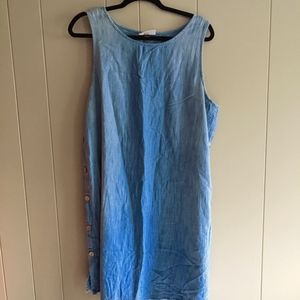 Universal Thread Denim Short Dress w/ Wooden Buttons Size XXL
